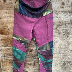 The North Face Multicolor Striped capris Leggings